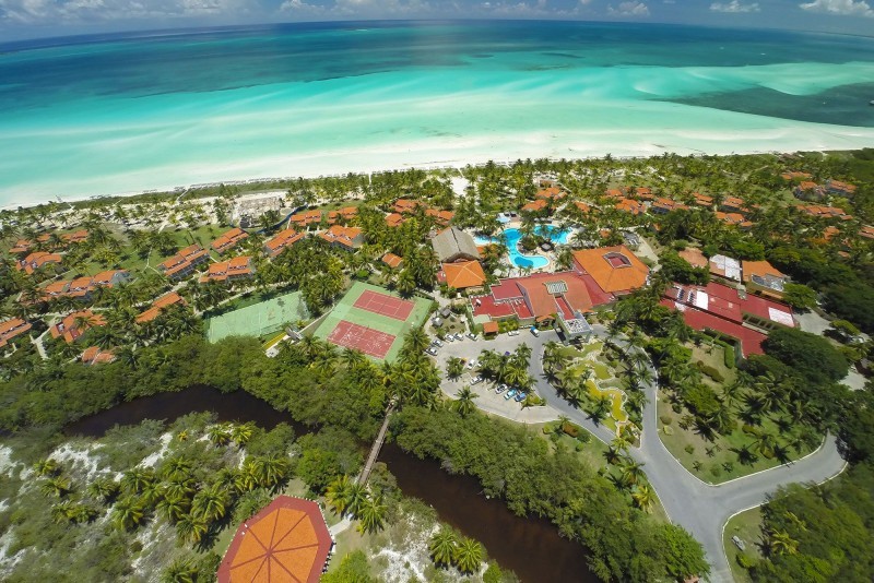 Sol Cayo Guillermo Hotel Aerial View of Resort