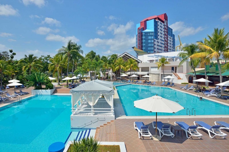 Melia Santiago, Santiago de Cuba Day View of Pool and Hotel